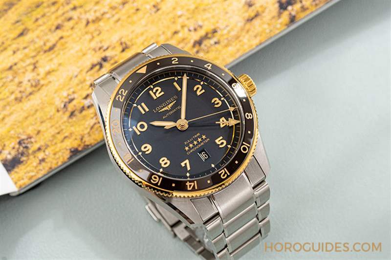 LONGINES - 為此地與彼時，都鍍上Golden Hour：浪琴表Spirit Zulu Time，新增18K黃金細(xì)節(jié)