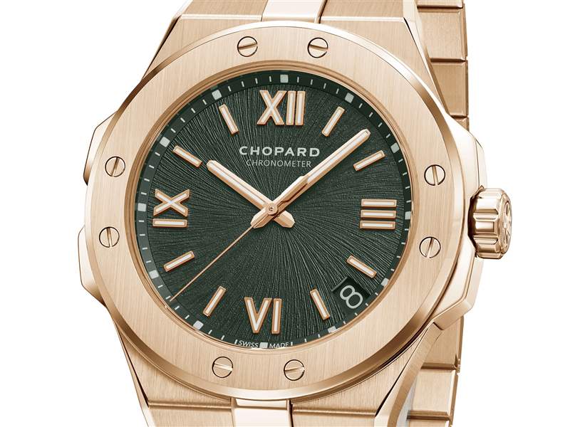 Chopard推出Alpine Eagle系列腕表新作：綠色表盤，33mm女士腕表-復刻表