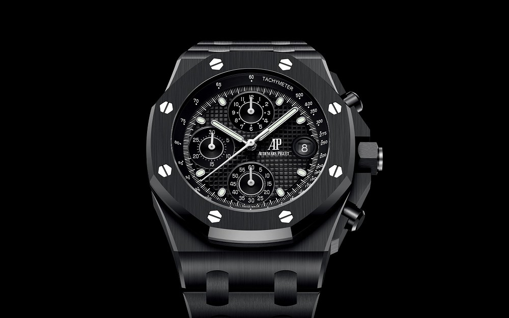 愛彼推出Royal Oak Offshore Chronograph Black Ceramic黑色陶瓷飛返計時碼表-復刻表
