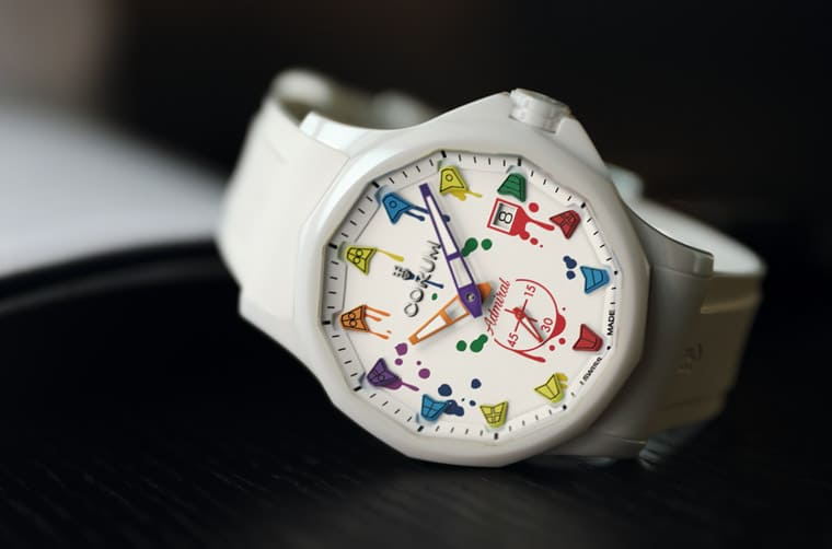 昆侖表海軍上將小三針以陶瓷表殼結合涂鴉藝術揮灑現代風格-復刻表