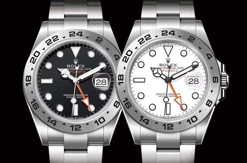 ROLEX Explorer II手表最新行情勞力士探二黑、白面溢價相差4%-復刻表