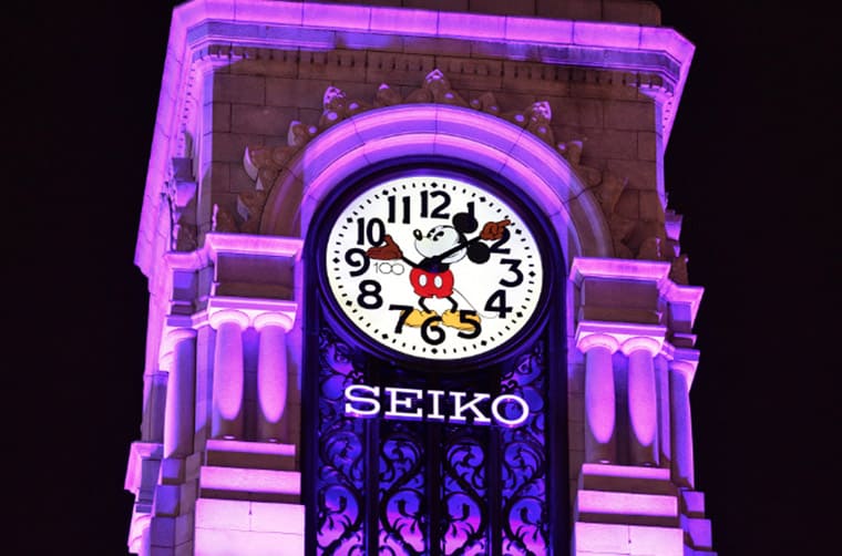 東京銀座SEIKO House期間限定迪士尼米老鼠鐘樓只展出到這一天-復(fù)刻表