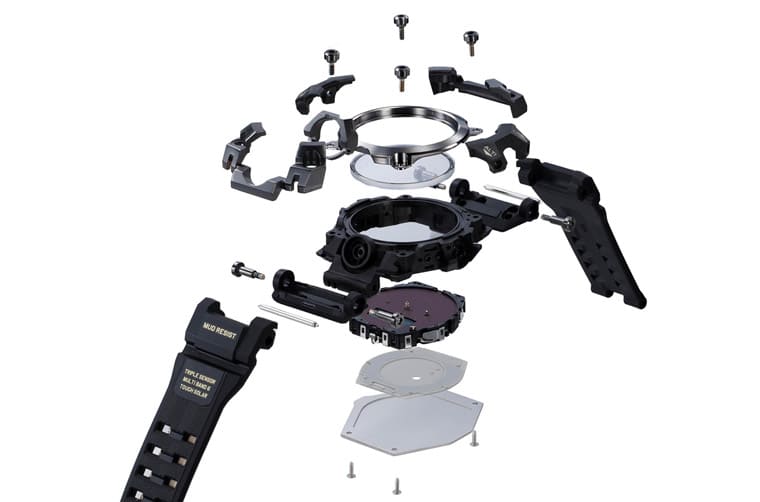 G-SHOCK MUDMASTER金屬搭碳纖維樹脂強化保護性內建三重感測器探險很放心-復刻表