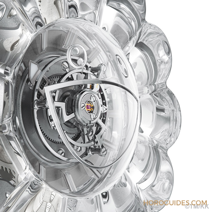 12辦花型透明藍(lán)寶石表殼!村上隆微笑小花仙氣爆棚了|Hublot MP-15村上隆藍(lán)寶石陀飛輪腕表-復(fù)刻表