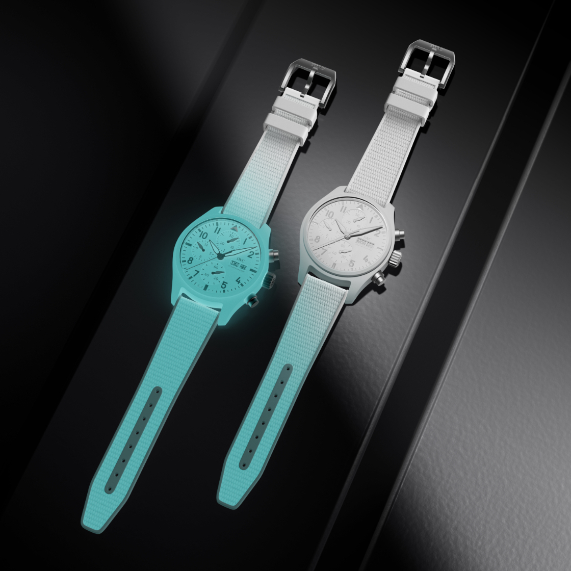 首創(chuàng)全夜光陶瓷! IWC發(fā)表專利Ceralume?夜光瓷技術-復刻表