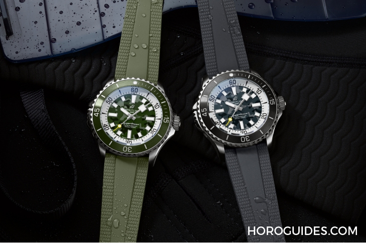BREITLING - 彩虹時標面、46mm千米深潛新表同步現身|BREITLING Superocean系列新表