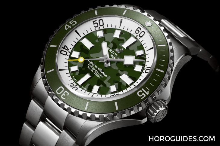 BREITLING - 彩虹時標面、46mm千米深潛新表同步現身|BREITLING Superocean系列新表