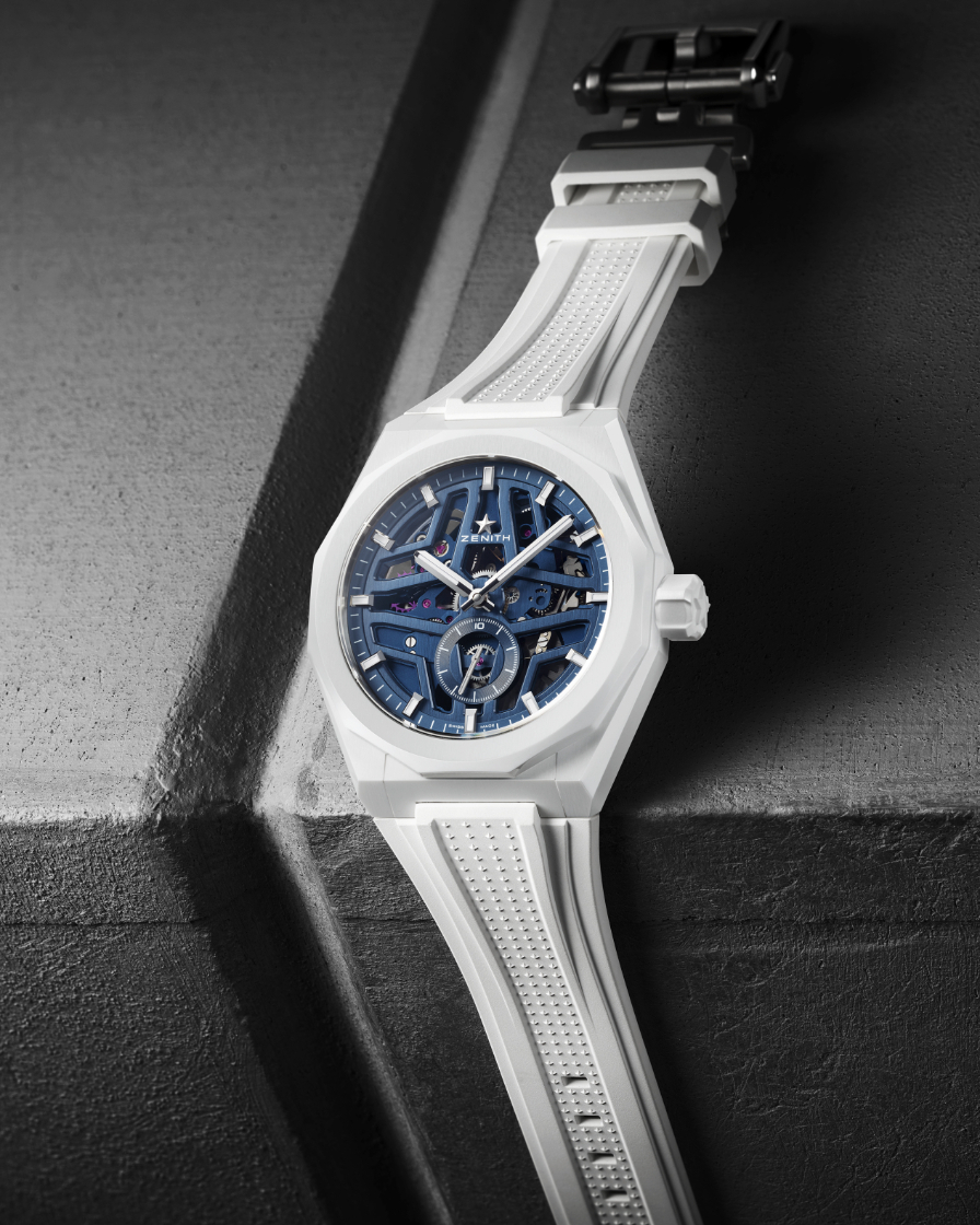 真力時新品Defy Skyline Skeleton陶瓷夏日白手表-復(fù)刻表