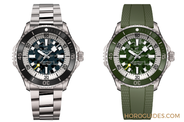 BREITLING - 彩虹時標面、46mm千米深潛新表同步現身|BREITLING Superocean系列新表